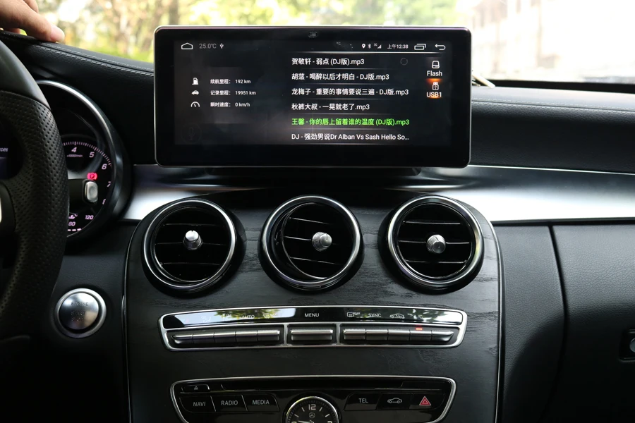 Автомобильный радиоплеер с сенсорным экраном Android 8 0 для Benz C GLC V Class 2015 2018 стерео
