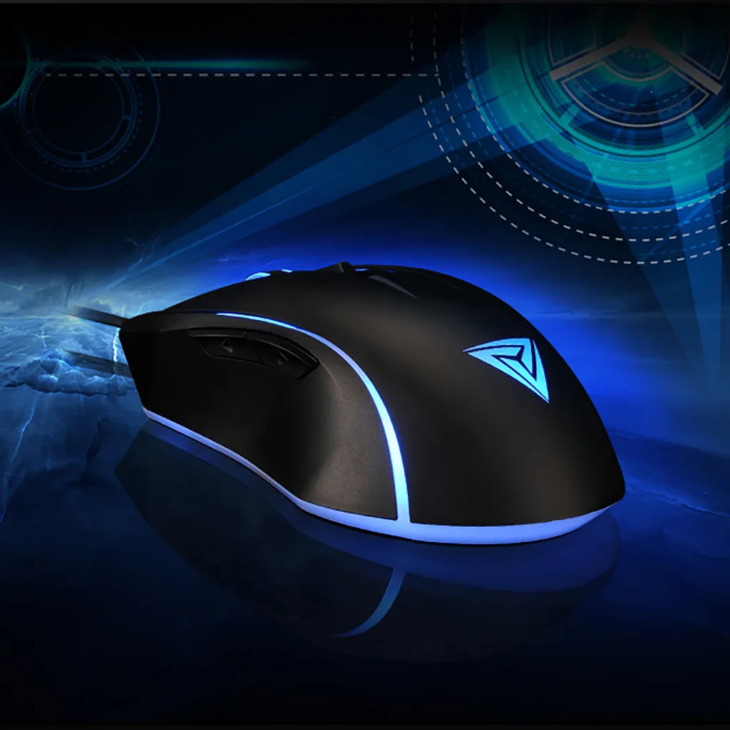 Профессиональная Проводная игровая мышь 6 кнопок 3500 dpi RGB Регулируемая оптическая игровая мышь эргономичная мышь для ПК игры 603#2