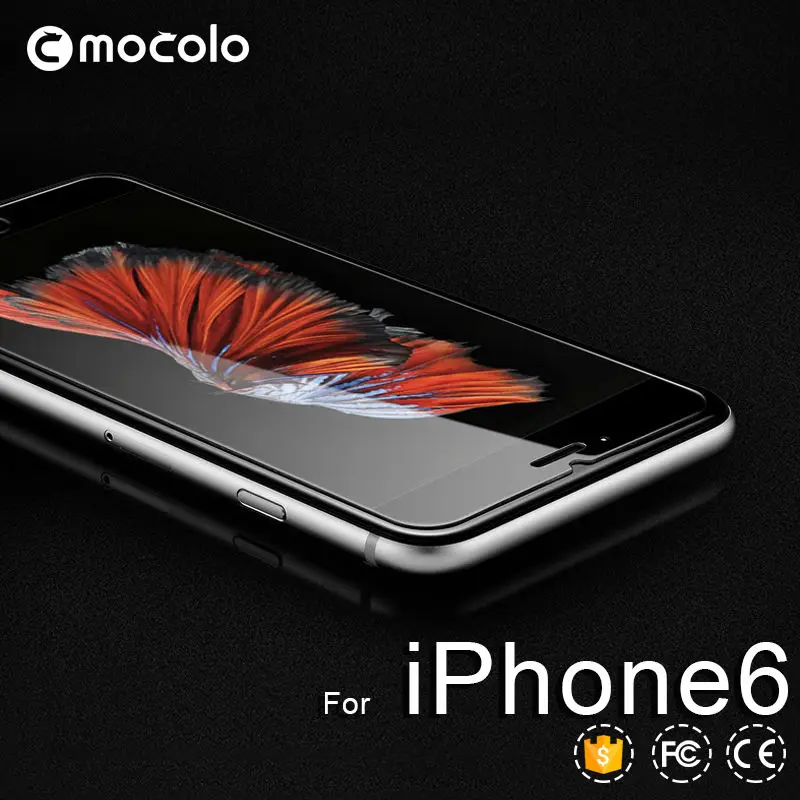 Для iphone 6 6s Mocolo Марка 0 3 мм 2.5D изогнутый край закаленное Стекло Экран протектор для