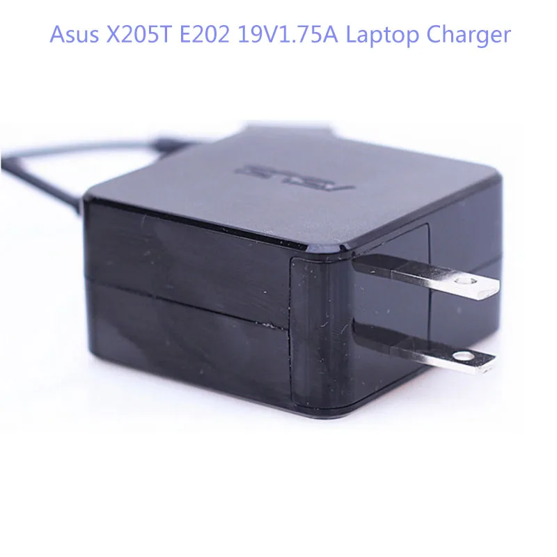 19V 1.75A 33 Вт AC Мощность адаптер ноутбука Зарядное устройство для Asus EeeBook X205T X205TA E200HA E202 E202SA E205 E205SA F205TA