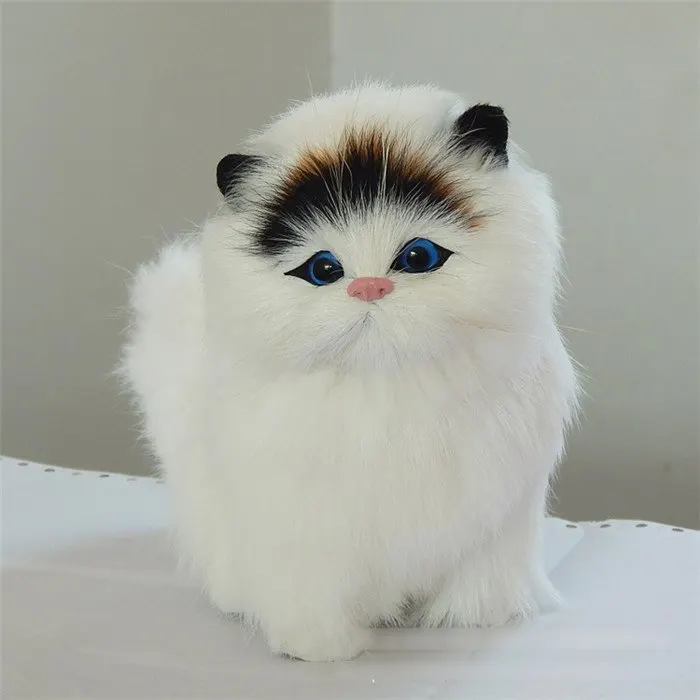 Электронные Домашние животные, кошки, настоящие куклы, Имитация животных, игрушка для кошек, мяут, детские милые плюшевые игрушки для питомцев, модель, украшения, Xtmas подарок