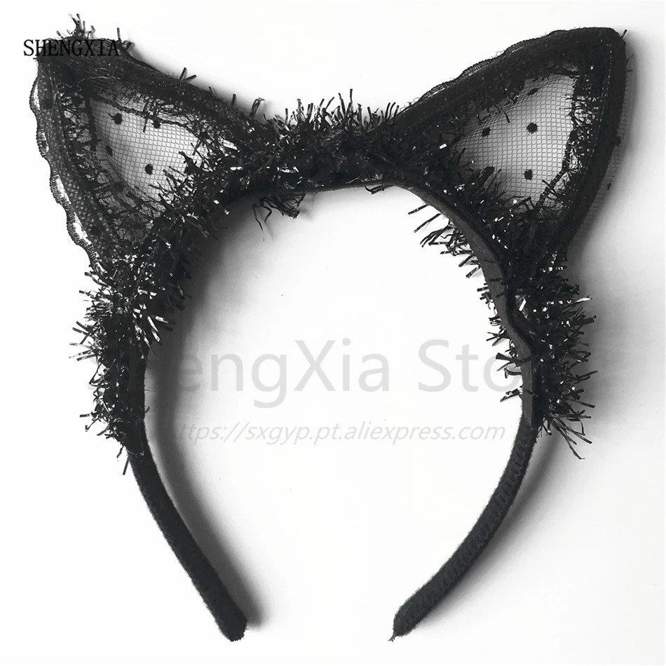 2019 Пасха Для женщин для вечеринок черный Кружева Боб вуаль маска Sexy Bunny заячьими