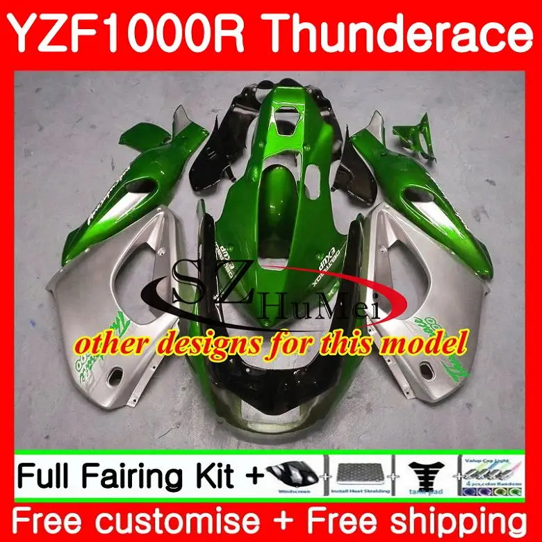 Обтекатели для YAMAHA Thunderace YZF1000R синий черный 96 97 98 99 00 01 74SH10 YZF 1000R 1996 1997 1998 1999 2000