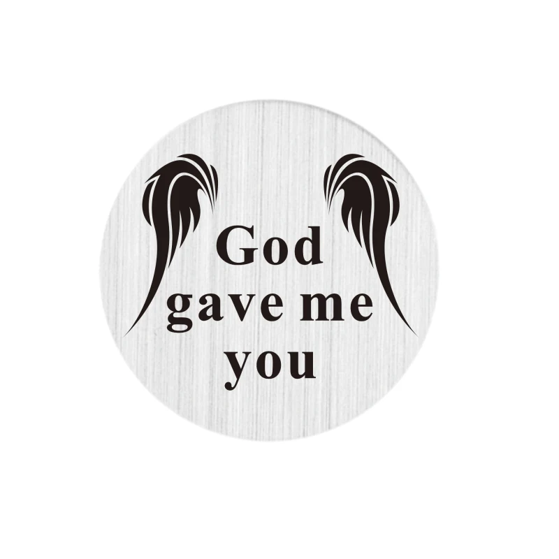 Медальон из нержавеющей стали 22 мм|locket plates|floating locket platesmemory floating |