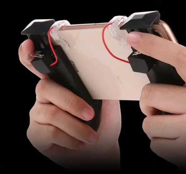 3 в 1 PUBG игры огонь Кнопка Aim ключ смартфон триггер R1 L1 шутер Gampads мобильных игр