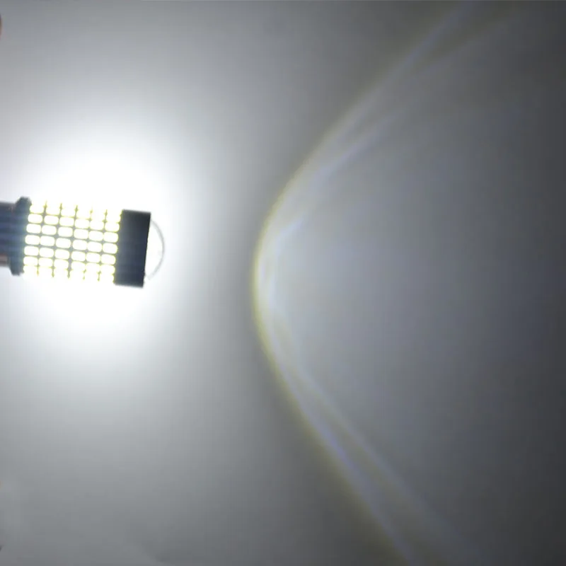 100 шт. Автомобильные светодиодные лампы 360 BA15S 1156 SMD 126 3014 1157 BAY15D 7440 7443 | Автомобили и