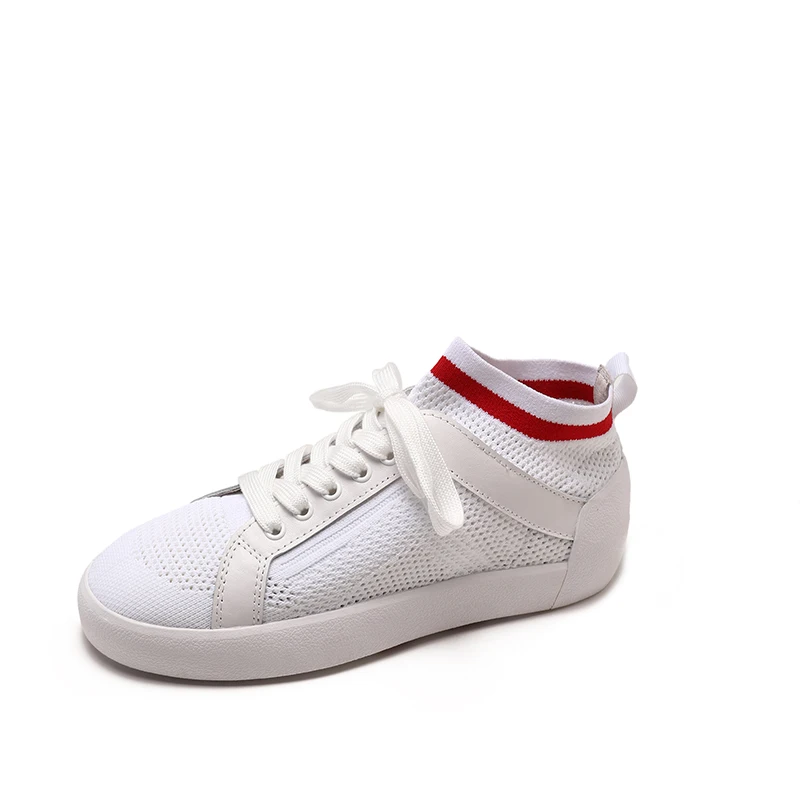 Туфли женские на платформе удобная повседневная обувь без застежки плоская