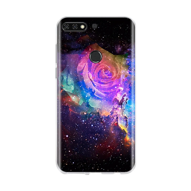 NO.71 Чехол для huawei Y7 /Y7 Prime /Y7 Pro силиконовый 3D милый чехол для huawei Honor 7C чехол для huawei Nova 2 Lite - Цвет: NO.71