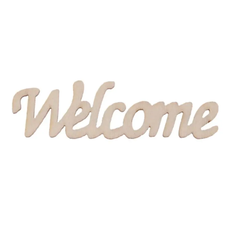 

15Pcs Wooden Welcome Table Confetti Scatter Vintage Rustic Wedding Party Decor Craft Scrapbook Decorations