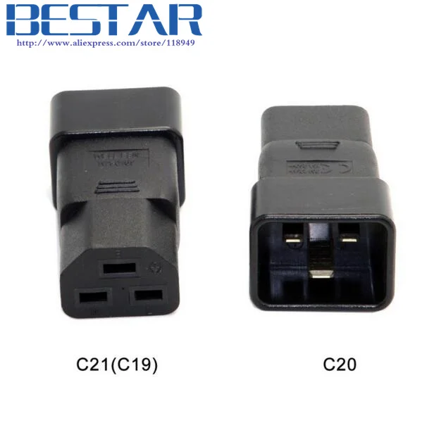 Удлинитель адаптера питания IEC320 IEC 320 C20-C21 C19 штекер-гнездо PDU UPS 10 А 250 В | Компьютеры