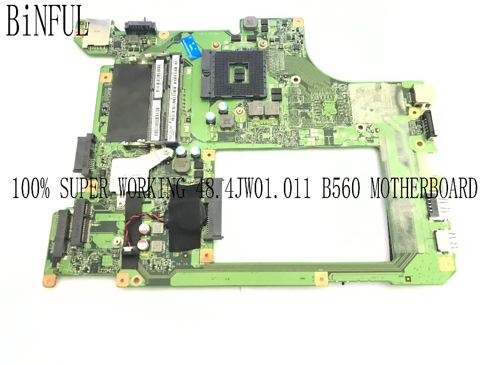 

В наличии материнская плата LA56 10203-1 488.4jw06. 011 для ноутбука LENOVO Ideapad B560 материнская плата (квалифицированная ОК)