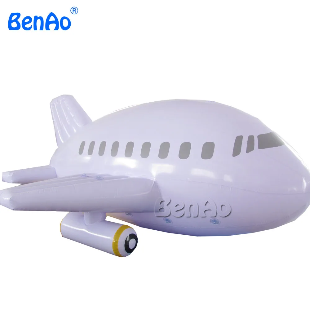 AO191 сумасшедшая цена ПВХ 4 м длинный надувной самолет/Самолет/blimp/zeppelin с хвостом и