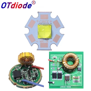 Светодиодный излучатель Cree XHP70 XHP70.2 6 в, холодный белый, нейтральный, теплый белый, высокая мощность, 22 мм26 мм, 1 режим или 5 режимов, драйвер, 1 компл.