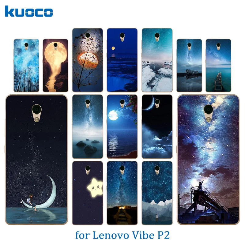 Чехол для телефона Lenovo Vibe P2 P2a42 с узором ночного неба P2/P2 P2c72 TPU силиконовый мягкий