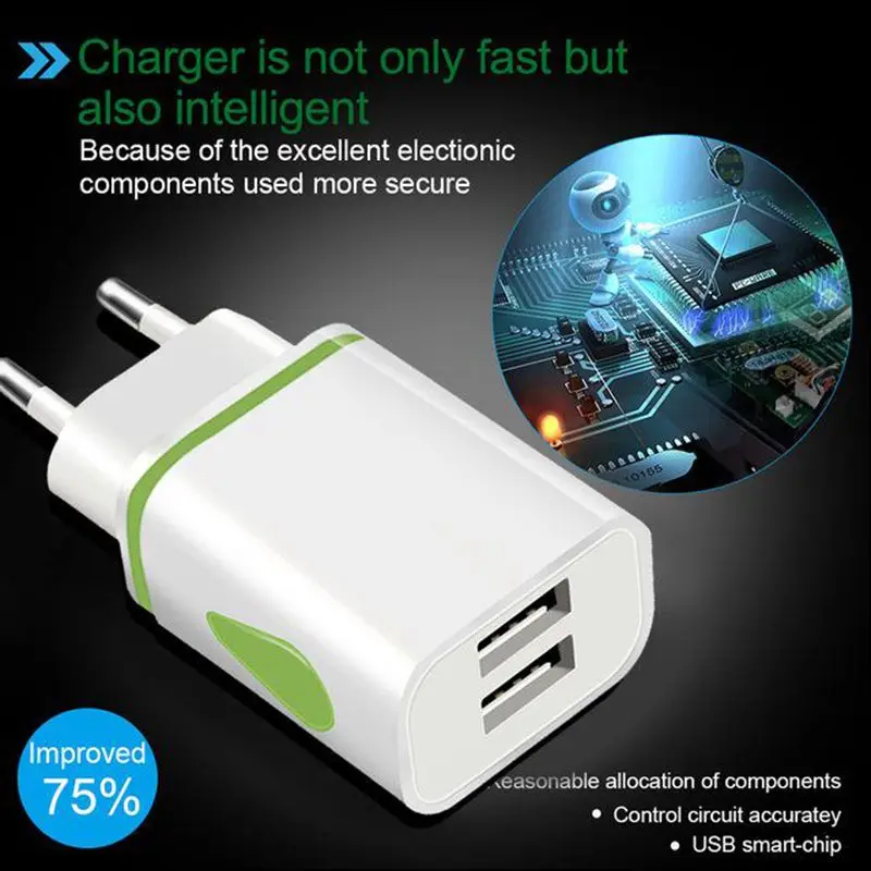 Olaf USB зарядное устройство 5 в 2 А настенный адаптер питания EU для iPhone Xiaomi Mi 9 Samsung Huawei