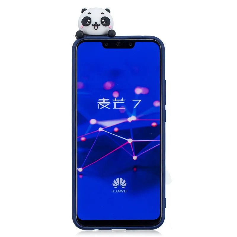 Мягкий силиконовый чехол Mate 20 Pro для Huawei Lite 3D DIY Единорог панда Etui Чехол