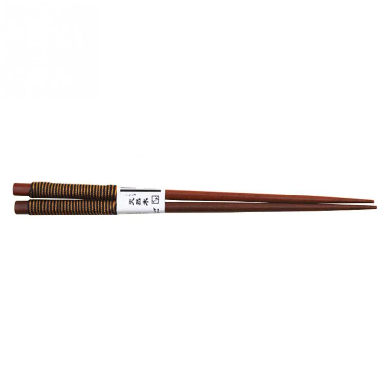 3 Japanese-Style Natural Handmade Wood Baby Chopsticks Japan/China Eating Ware Chop Sticks With String Round - Color: 3