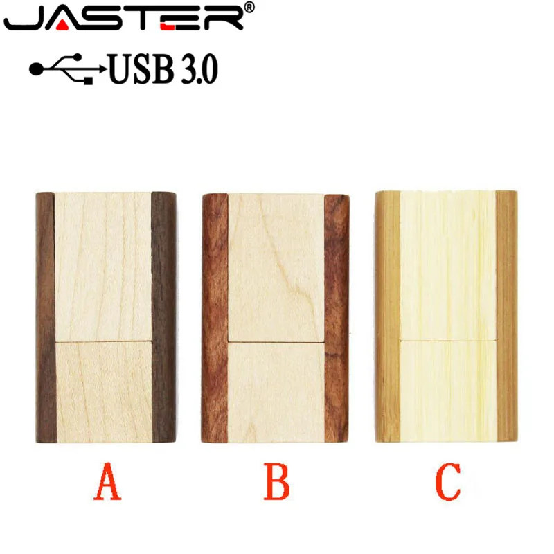 JASTER USB 3,0 логотип Заказная лазерная гравировка вращающийся деревянный usb флеш-накопитель Флешка 4 ГБ 16 ГБ 32 ГБ 64 Гб карта памяти подарки