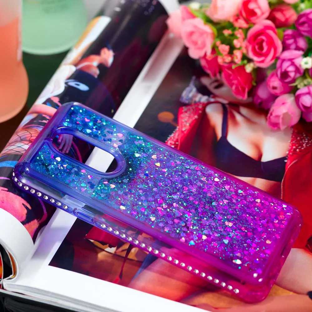 Quicksand Case for LG Q Stylus Plus Stylus+ QStylus QStylusPlus Alpha Jewelled Phone Stylo 4 Stylo4 Soft Cover |
