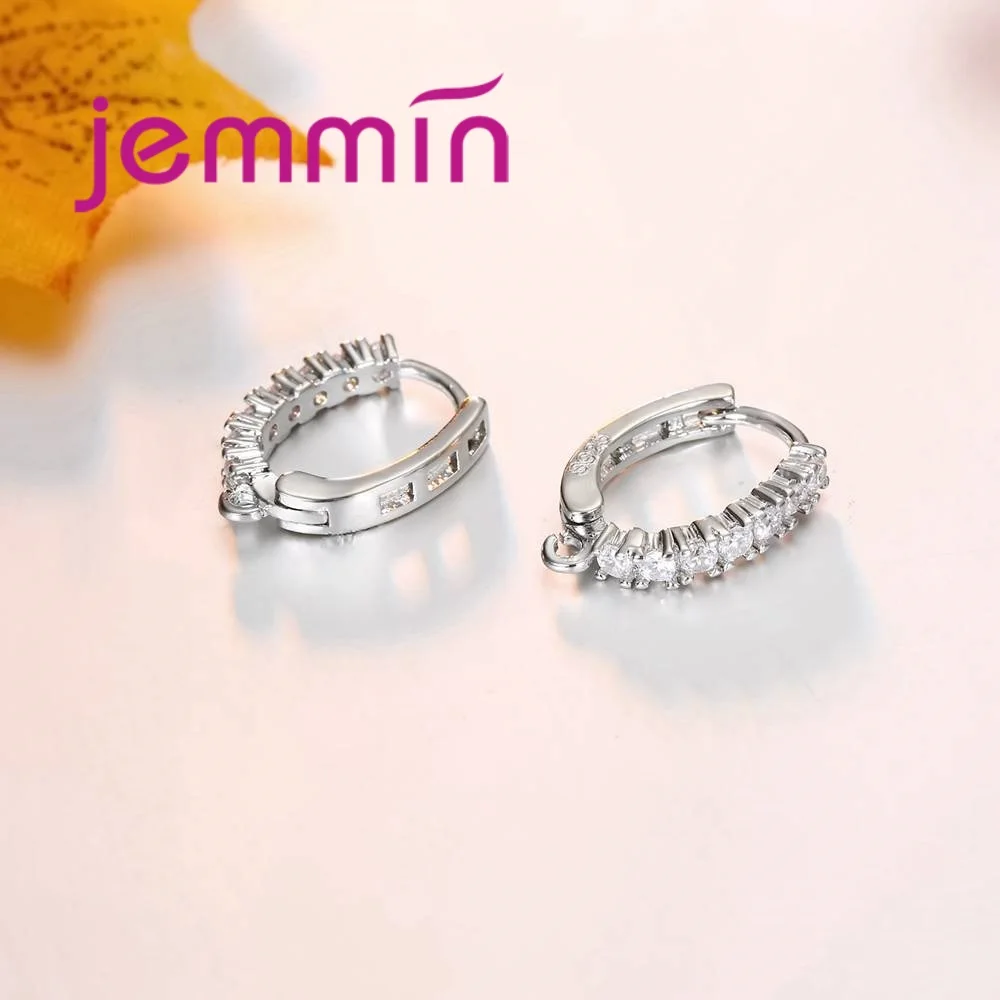 Модные романтические серьги-кольца Anillo из 925 пробы серебра уникальный дизайн