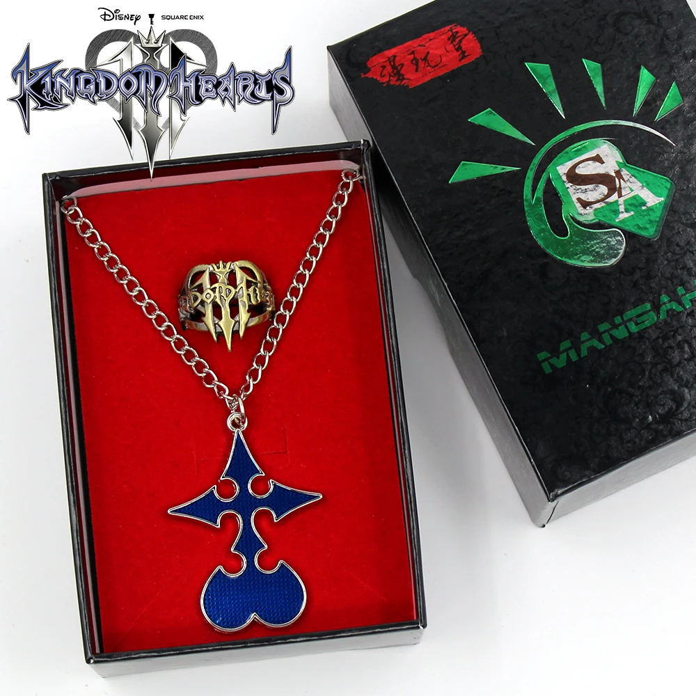 Игра Королевство Сердца Сора Рику Бессердечный символ металлическая подвеска
