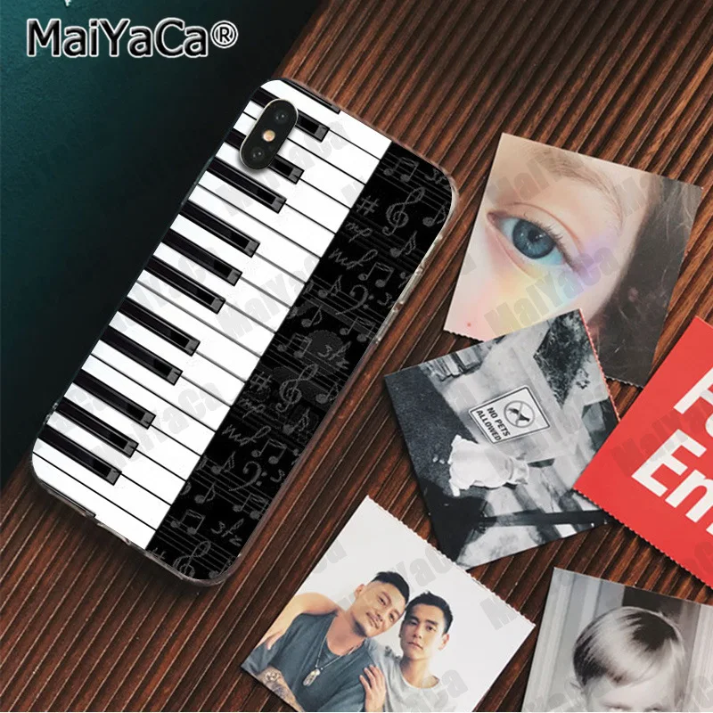 MaiYaCa музыка пианино клавиатура клиент высокое качество чехол для телефона для Apple iphone 11 pro 8 7 66S Plus X XS MAX 5S SE XR крышка - Цвет: A11