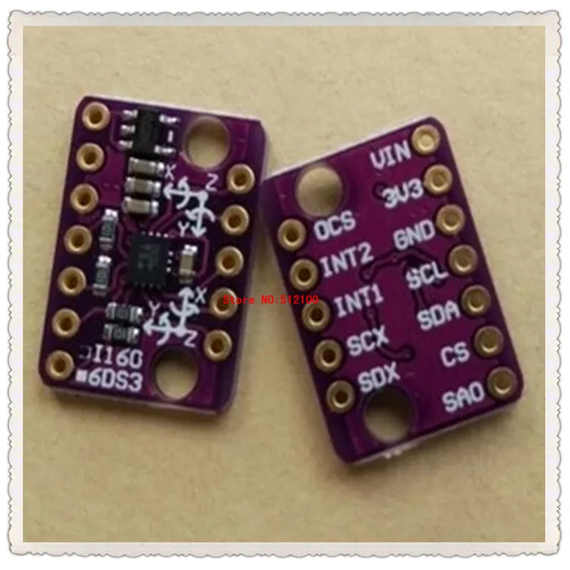 5 шт. BMI160 модуль 6 DOF вал угловая скорость гироскоп 3-5 в IIC/SPI + Гравитационные