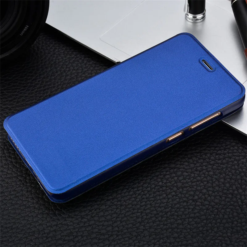 Синий Чехол-книжка TCICPC для Xiaomi Redmi 4 pro, чехол для Xiaomi Redmi 4 Redmi 4 pro prime из овечьей кожи+ жесткий чехол-накладка из поликарбоната - Цвет: Синий
