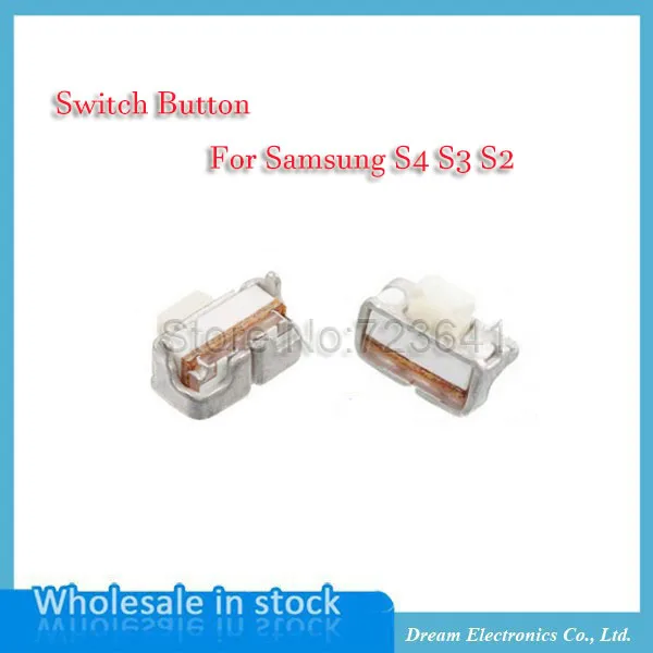 Mxhopic 100 шт./лот 4 мм Кнопка включения/выключения питания для Samsung Galaxy S4 S3 i9300 S2 i9100
