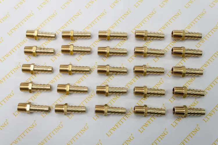 LTWFITTING 3/8 &quotшланг Барб х 1/4&quot Мужской ДНЯО латунь муфта/разъем установки