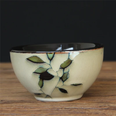 4.5-inch bowl EECAMAIL фарфоровая чаша в американском стиле креативная личность Бытовая чаша для риса японский стиль ручная роспись печи изменение глазури - Цвет: 4.5-inch bowl