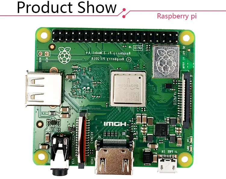 Raspberry Pi 3 Модель A+ Plus Pi 3A+ с 2,4G и 5G WiFi 4,2 Bluetooth 4 ядра 1,4G cpu