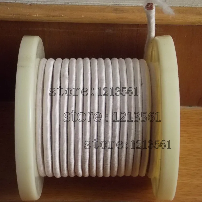 0.1mmx500strands,(10 м/катушка) шахтная антенна Litz провод, многожильный полиэфирный Шелковый конверт Плетеный многожильный провод