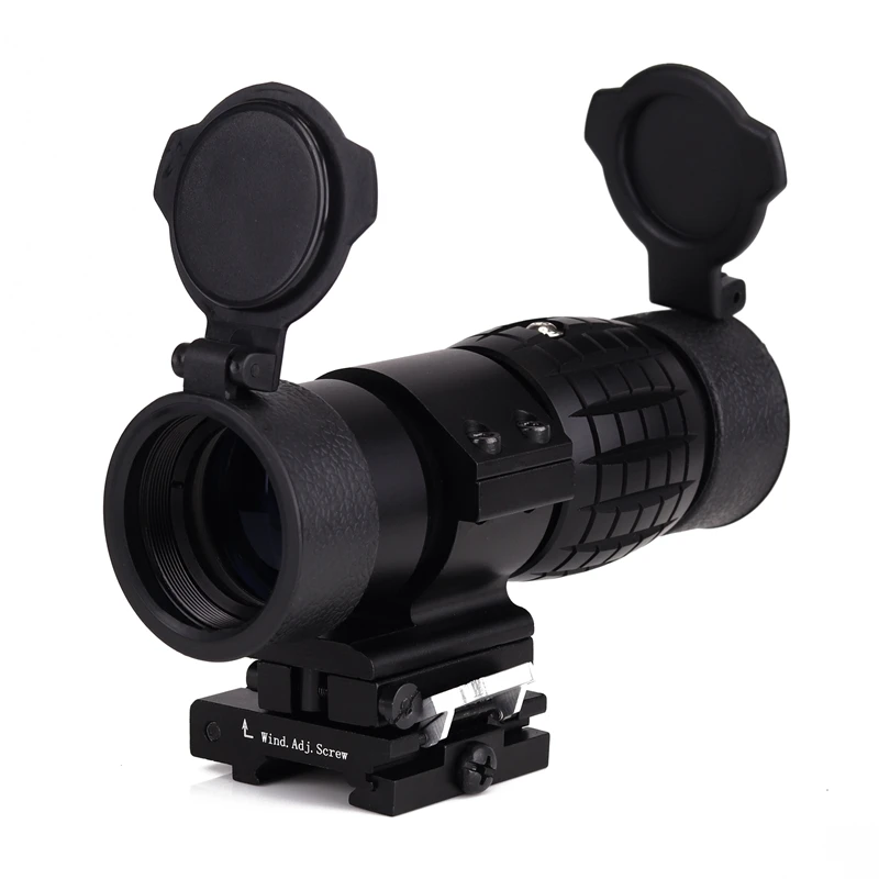 Тактический 3X лупа оптика прицелы прицел Подходит Aimpoint с откидной на сторону