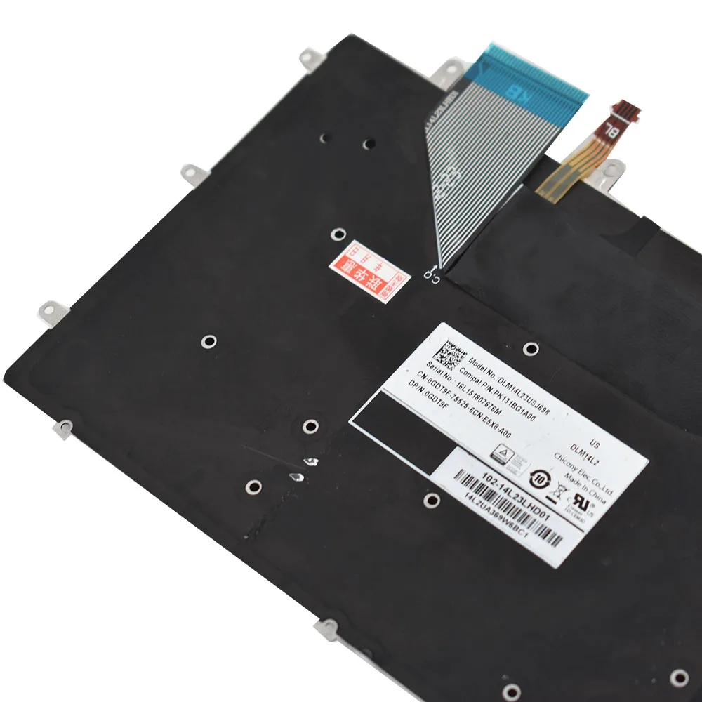 XPS 15 (9550) (9560) клавиатура с подсветкой GDT9F для Dell|Клавиатуры замены| |