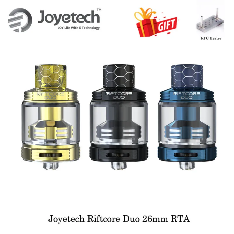 Электронная сигарета Оригинал Joyetech Riftcore Duo 26 мм RTA бак распылитель 3 5 мл емкость RFC
