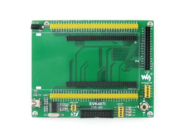 EVK407I = STM32 плата STM32F407IGT6 Cortex-M4 с USB HS/FS Ethernet NandFlash JTAG/SWD для UART 3 2 𧌠x240 Touch LCD |