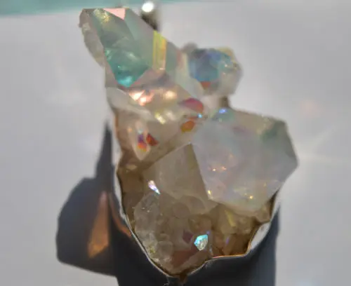 Подлинная подвеска Sunshine Drusy из 100% стерлингового серебра 925 пробы AP0774|Подвески| |