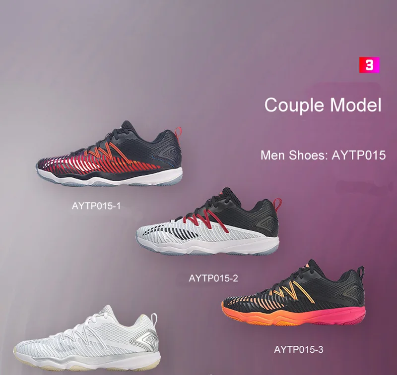 Li-Ning/мужская тренировочная обувь для бадминтона RANGERTD, износостойкая спортивная обувь с противоскользящей подкладкой, кроссовки AYTP015 XYY115