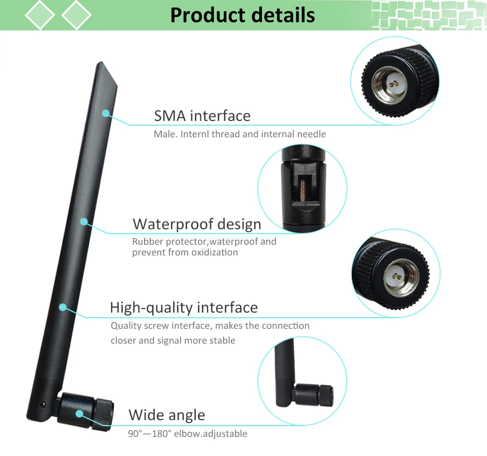 868 MHz 915 MHz Антенна 5dbi SMA разъем GSM 915 MHz 868 MHz antena наружный Ретранслятор Сигнала Антенна Водонепроницаемая Lorawan