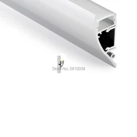 50 x 2m setslot wall washer aluminum profile led lighting semi lune shape aluminium led extrusion for wall upside light