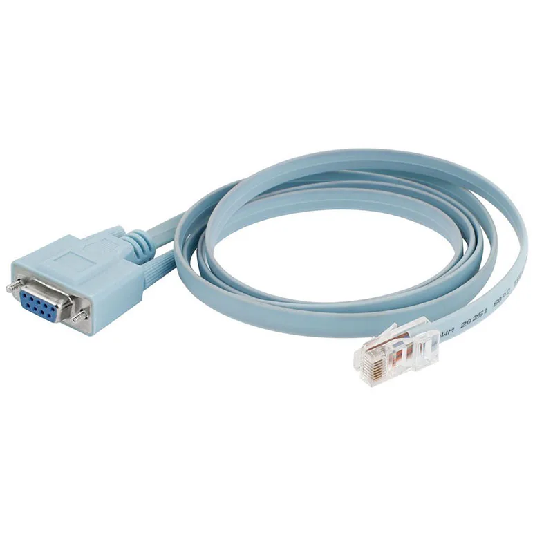 Rs232 DB9 конвертер в RJ45 Cat5 Ethernet кабель для вертикальных сетевых резаков| |
