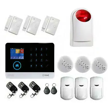 

Yobang Security Gsm Alarm Systems WIFI+GSM+GPRS Wifi Automation GSM Alarm System Home Protection GPRS WIFI GSM Alarm System