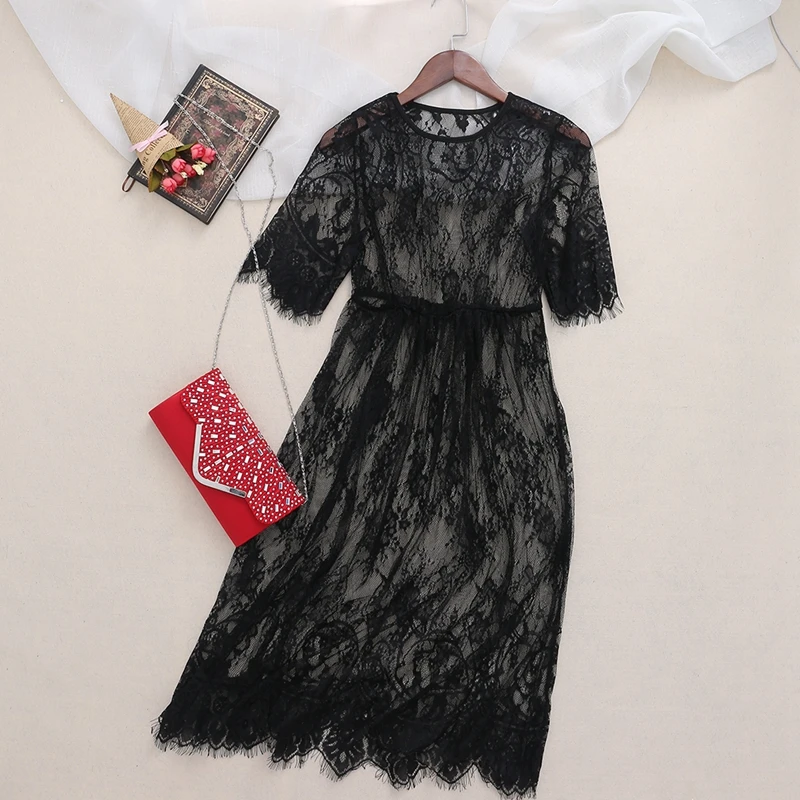 Кружевное Прозрачное платье для беременных модная студийная Одежда | Мать и