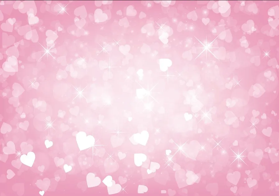 Laeacco Love Heart Light Bokeh детский фон для фотосъемки на День святого Валентина