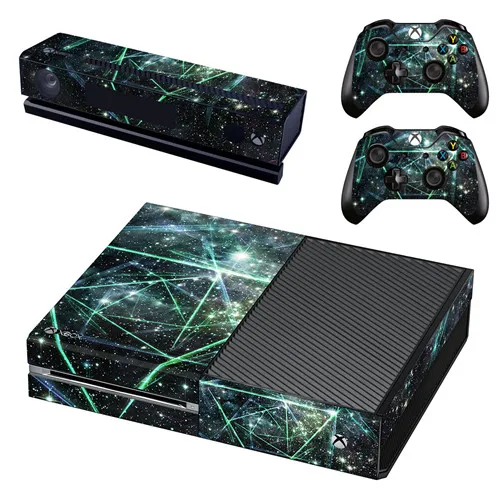 GSTM2275 Наклейка на кожу для Xbox One консоль и Kinect и 2 контроллера для Xbox One Наклейка на кожу винил-Мстители Человек-паук - Цвет: GSTM2275
