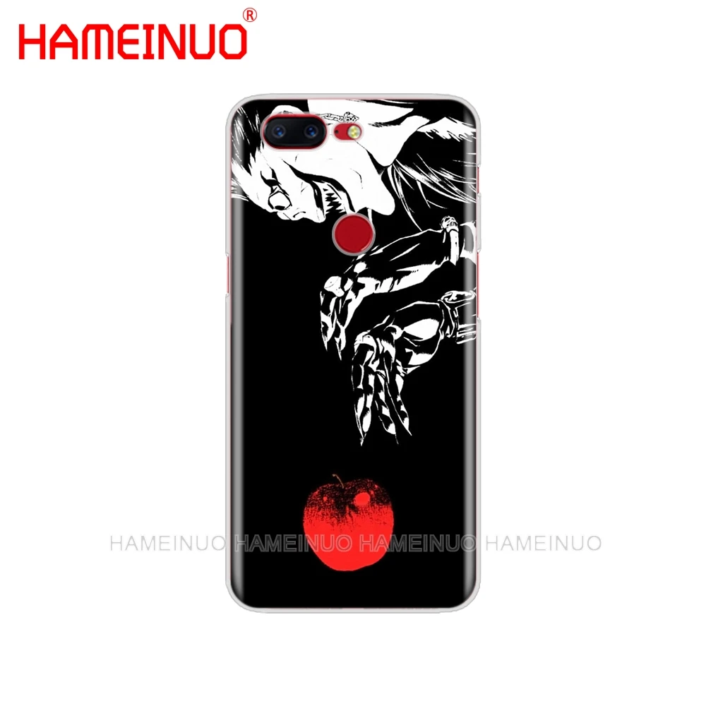 HAMEINUO аниме тетрадь смерти крышка чехол для телефона Oneplus one plus 6 5 т 3 Т наборами по 2