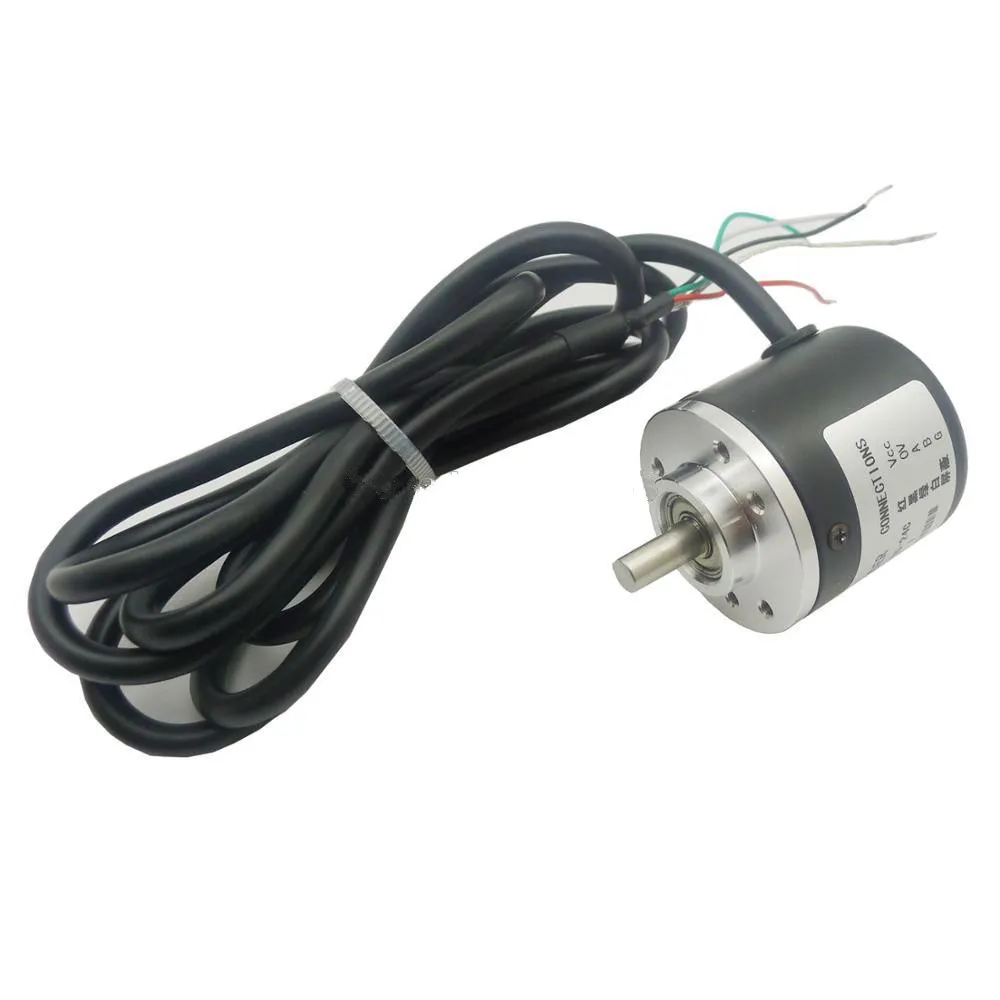 Новое поступление AB двухфазный 5-24 V 360 400 600CPR импульсы инкрементный оптический поворотный кодер