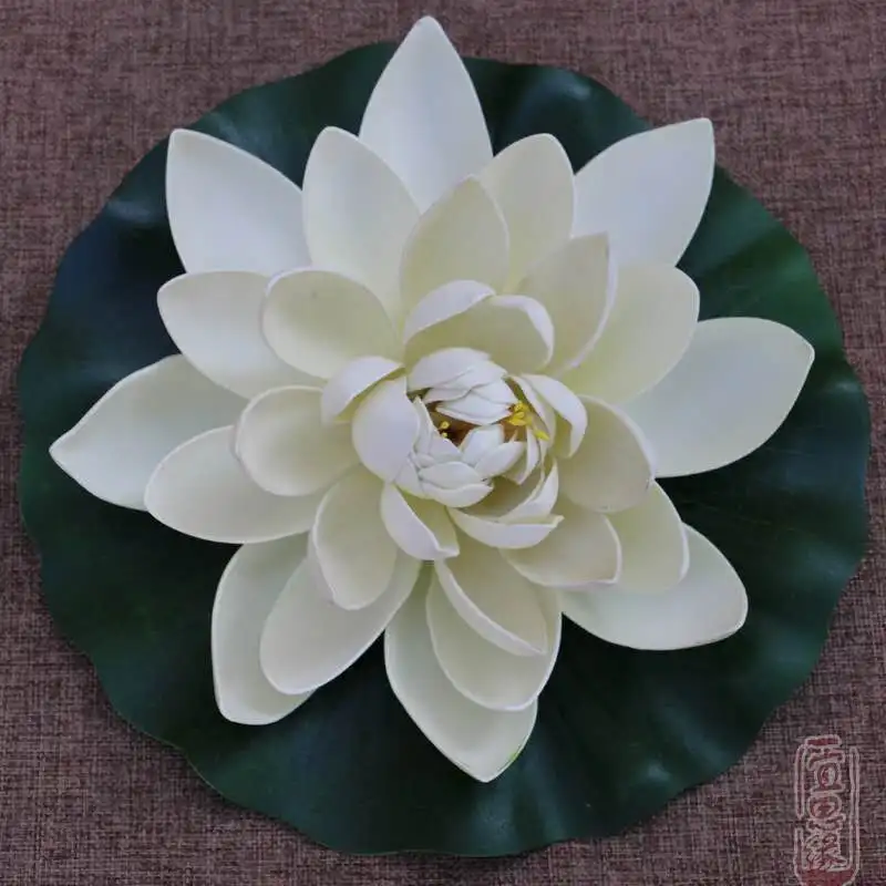 Аквариум плавающий Лотос искусственный цветок пруд растение орнамент аквариум