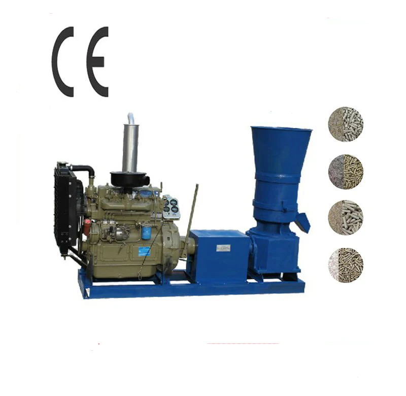 KL400A 55HP дизельный двигатель гранул мельница корма древесных гранул делая машину гранул пресс